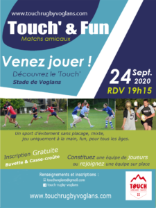 Tournoi Touch & Fun - Découverte du touch rugby